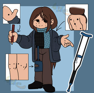 Domino [any pronouns, Professor Layton OC]